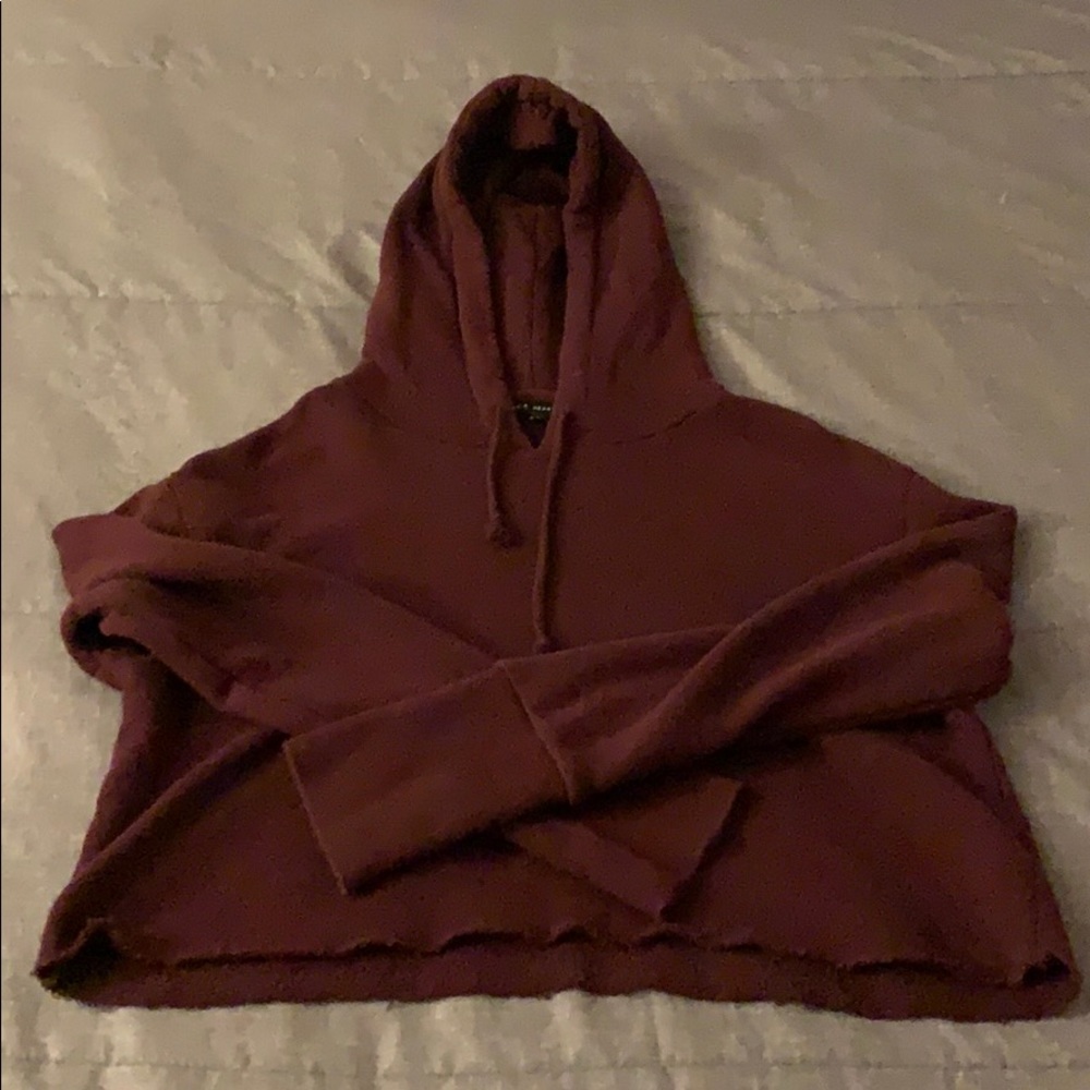 Cropped Hoodie Sweater - Pac Sun / LA Hearts